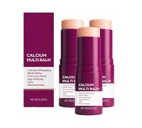 3PCS Cemenretes-Calcium Multi Balm,Calciums Volume Multi Balm, Wrinkle Core Stick, Korean Collagen Moisturing Stick, Anti-aging, Hydrating, Almond & Vitamin E, for All Skin Types