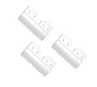 3PCS Ceramic Hair Clipper Cutter Blades 18 Teeths Fit for Wahl KM2 KM5 KM10 A5 Style Clippers