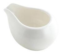 3pcs Ceramic Milk Jug for Home Restaurant, Creamer, Syrup, Frothing Dispenser, Afternoon Tea, Cafe, Coffee Maker Tools, Round Mouth for Making Latte Coffee Art(White)