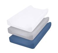 3Pcs Changing Pad Covers Set Soft & Breathable Microfiber Diaper Table Sheets for Baby Girls Boys Neutral Color Cosy Infant Table Sleeve