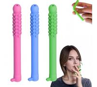 3PCS Che/wable Breathers Stick with Essential Oil,Flavoured Air Inhaler for Fresh Breath,Che/wable Breath Sticks for Focus & Clear Respiratory Function,Bad Breath Treatment,Breath Easy Strips (Mixed)
