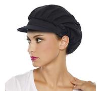 3pcs Chef Hat Adjustable Elastic Breathable Mesh Work Cap Beanie for Kitchen Cooking Service and Other Work, Black, One Size