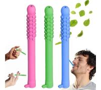 3pcs Chew/able Essential Oil Breath Stick,Che/wable Breathers Stick with Essential Oil,Chewa/ble Breather Quit Smo/king,Natural Focusing,Clear Respiratory Function,Can Be Taken Anywhere,Mixed