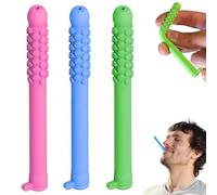 3Pcs Chewable Breathers Sticks with Essential Oils - Portable Aromatherapy for Focus & Respiratory Support, Natural Alternative to Reduce Urge