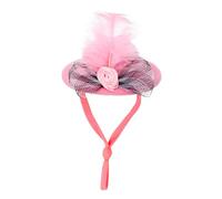 3Pcs Chicken Hats Hen Small with Adjustable Elastic Chin Strap, Purple Red, FcQ312 (E, One Size)