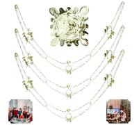 3Pcs Christmas Ceiling Decorations | Silver/Gold | Foil Garlands Festive Hanging Decorations for Xmas New Year Holiday wedding Party Supplies