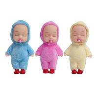 3pcs Christmas Elf Baby Mini Dolls,Christmas Baby Elves Twins Cute Little Elfs,Naughty Tiny Baby Elf Doll Novelty Toys Christmas Tradition Small Dolls for Girls Boys Kids Gift Xmas Stocking Stuffers
