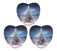 3PCS Christmas Trees Car Air Freshener Hanging Scented Cards Cute White Car Fresheners Long Lasting New Cars Scents for Women Men Natural Air Freshener with Lanyard Automotive Freshies