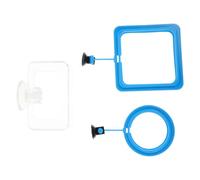 3pcs Circular Fish Feeder Suction Cup Type for Aquarium Feeding | Blue Silicone Plastic Acrylic Pp, Organised Feeding Spot for Shrimp, Betta Owners and Tanks