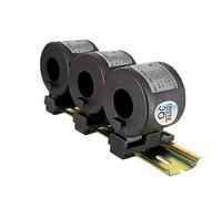 3pcs Clamp current sensor transformer core KCT 50A 75A 100A 150A 200A Din Rail CT sensor Mini AC Waterproof Current Transformer(50A)