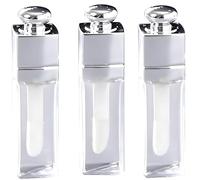 3Pcs Clear Empty Lip Gloss Tubes, 3ml Refillable Tubes for DIY Lip Balm Gloss Makeup, Twist Up Cosmetic Jars, Travel-Size, Empty Bottles for Crafting