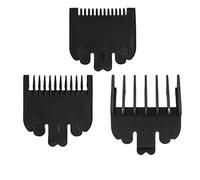 3pcs Clipper Guards for Wahl Clipper Guards Replacement Hair Clipper Comb Guards Attachments Set- 1/16”(1.5mm), 3/6"(4.5mm), 3/8"(3mm),for Men, Black,Professional and Home Use
