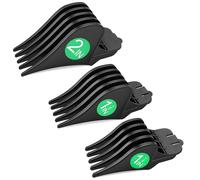 3Pcs Clipper Guards Set, with Metal Clips, Large Size Hair Clipper Guards 1.25 in/ 1/32mm & 1.5 in / 38mm & 2 in / 51mm Cutting Combs Compatible with Wahl Clippers for Blending, Trimming