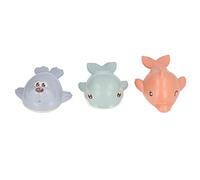 3pcs Clockwork Swimming Whale Small Wind Up Animal Bathtub Toys Children