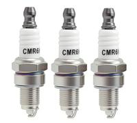 3PCS CMR6H Spark Plug, Lawnmower Spark Plug Compatible with Stihl FS90 FS100 FS110 MS171 MS181 BR600 Trimmer Chainsaw Brush Cutter Blower CM5H / CMR5H / CMR7H, 3066, 965, RZ7C, TR14C, 4194, AC7R