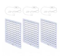 3PCS CMYK LED Backlight Board Kit Compatible with Bambu Lab P1/X1/A1/A1 Mini Series 3D Printer, PCB Lithophane Light Panel with USB/Type-C Power Cable for DIY 3D Printed Photo Models