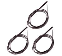 3pcs Coffee ABS 5 Feet Guitar Binding Purfling Strip 1650 x 6 x 1.5mm