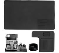 3Pcs Coffee Machine Mat Set, Non-Slip Silicone Base Countertop Protector | Silicone Pad Compatible with Ninja Luxe Cafe Pro ES601 ES701 Espresso Machine Coffee Maker Accessories