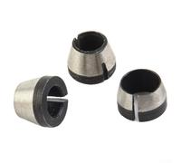 3pcs Collet Chuck Adapter Set 6mm 635mm 8mm Carbon Steel Bushings for Conversion Router and Trimming Machine for Sleeves for Wood Engraving Bit for Electric Heat