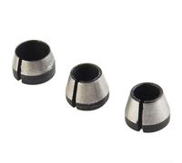 3pcs Collet Chuck Set Compatible with for Engraving and Wood Router Machines Sizes 6mm, 6 35mm, 8mm