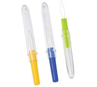 3Pcs Colorful Automatic Needle Threader, Automatic Threader Tool for Household,Needle Threader DIY Lovers, Crafts and Knitting Unthreading, Universal Sewing Tool with for Hand Threaders Sewing