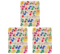 3PCS Colorful Musical Notes Car Air Freshener Hanging Scented Cards Cute Gray Car Fresheners Long Lasting New Cars Scents for Women Men Natural Air Freshener with Lanyard Automotive Fresh