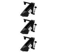 3pcs Compression Latch Lock for Cabinet Doors, Adjustable Lever Black | Zinc Alloy Build, Raised Trigger Detail, Chassis Cabinets and Cabinets, Comfortable to Hold Adjustment