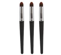 3pcs Concealer Brush Round Head Soft Fiber Bristles, Professional Under Eye Concealer Makeup Brush with Ergonomic Handle, Portable Highlighter Brush for Beginners and