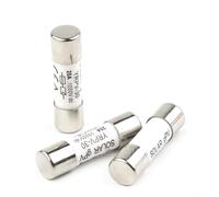 3PCS Consumer Unit Fuse Box 30 Amp PV DC Fuse 30A 1000V 10x38mm with 10/15/20/30A Options for Electrical Circuit Protection (10A)