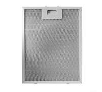 3Pcs Cooker Hood Metal Grease Filter, 340X270x9mm Silver Cooker Hood Filters Metal Grease Filter Mesh, For Kitchen Extractor Vent