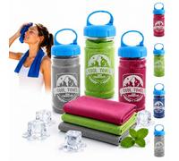 3Pcs Cooling Towel, 100x30 cm Ice Towels for Neck Men Women, Quick Dry Ice Cool Microfibre Sweat Towel, Soft Breathable for Outdoor Work,Gym,Camping,Travel,Yoga,Sports,Fitness,Daily Use (Set3)