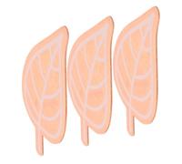 3pcs Copper Bird Bath Cleaning Disc, 0.6mm Thick Leaf Shape for Bowls