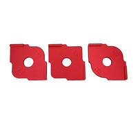 3Pcs Corner Radius Quick - Jig, Woodworking Router Template, Aluminum Alloy Semicircle Positioning Locator with R Angle Round Arc Trimming Tool for Woodworkers