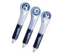 3Pcs Correction Tape Roller 6mx5mm for Note Taking Refillable White Out Tapes Total 18m for School and Tape