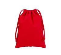 3pcs Cotton Drawstring Storage Bag Canvas Bags For Candy Gift Package Pouch Reusable Home Sundries Organize Sacks for Laundry, Travel(Red,7x10cm)