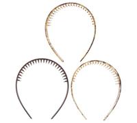 3pcs Creative Resin Hair Hoop for Adults, Cloth | Simple Elegant Style, Reusable, Fixes Hair, Easy to Clean, Everyday Accessory for Casual Use
