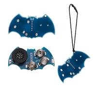 3pcs Cricket Noise Maker Prank, Annoying Noise Machine with 16 Sounds Noise Beeping Maker Hidden Cricket Noise Items for Adults Halloween Party Supplies Gag Joke Device Gifts Stuff (Bat Style, Blue)