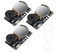 3Pcs Cricket Noise Maker Prank Devices 7 Sounds Hidden Prank Beeping Gadget Funny Cricket Annoying Noise Maker for Adults Home Party School Practical Joke Toy Black