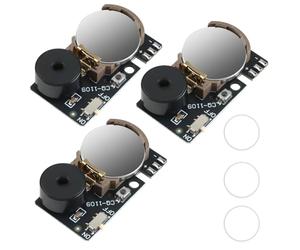 3Pcs Cricket Noise Maker Prank Devices 7 Sounds Hidden Prank Beeping Gadget Funny Cricket Annoying Noise Maker for Adults Home Party School Practical Joke Toy Black