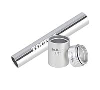 3pcs Crown Race Installation Tool, Professional Bike BB Tool, Crown Race Setting Tool Steel Sleeve, Aluminum Alloy Front Fork Setter Driver Kit, Bicycle Accessories Installation Tool(Silver)