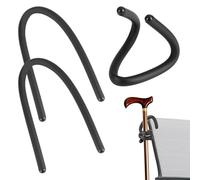 3Pcs Crutches Holde Universal Ties Walking Stick Holder Stick Holders Cane Storage Holders EVA Foam Mobility Accessories for Stop Walking Stick Falling Hang Crutche