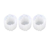 3pcs Crystal Epoxy Mold for DIY Crafts, Halloween Season Candle Holder | Silicone Material, Very Flexible and Easy to Use, , White Finish for Crafting
