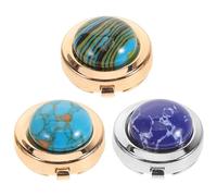 3pcs Cuff Links Large Buttons 40mm Alloy round Classic Secure Fit | Clothes Jewelry for Everyday Wear and Special Occasions, Won't Damage Clothes or Skin, Safe Use