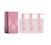 3PCS Curl Defining Cream, Hair Halo Curl Defining Cream,Curl Cream for Curly Hair Anti Frizz, Moisturizing, Smoothing for Curly & Wavy (2 Fl Oz, 3PCS)