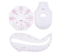 3Pcs Curve Ruler Set Plastic Sewing Grading Proofing Multi-Function Clothing Designs Tool