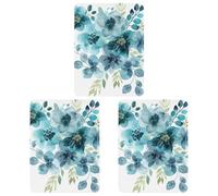 3PCS Cyan And Blue Car Air Freshener Hanging Scented Cards Cute lavender Car Fresheners Long Lasting New Cars Scents for Women Men Natural Air Freshener with Lanyard Automotive Freshies