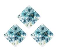 3PCS Cyan And Blue Car Air Freshener Hanging Scented Cards Cute lavender Car Fresheners Long Lasting New Cars Scents for Women Men Natural Air Freshener with Lanyard Automotive Freshies