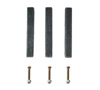 3pcs Cylinder Hone Replacement Stones Set 75mm 3 Inch Engine Cylinder Honing Tool Spare Abrasive Pads with Screws Compatible with CT2757