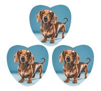3PCS Dachshund Dog Car Air Freshener Hanging Scented Cards Cute White Car Fresheners Long Lasting New Cars Scents for Women Men Natural Air Freshener with Lanyard Automotive Freshies
