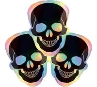 3PCS Day of the Dead Balloons, Gradient Skull Set for Vibrant Skeleton Decor, Día de Muertos Altar Displays and Spooky Themed Halloween Celebrations